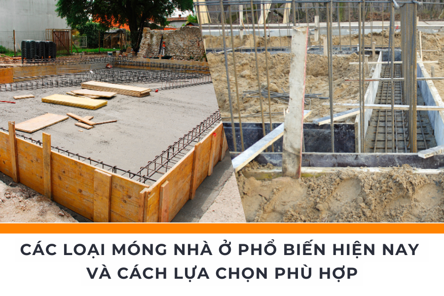 các loại móng nhà ở hiện nay