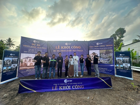 Lễ khởi công dự án Neoclassic Ol’s Villa tại thành phố Cần Thơ